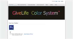 Desktop Screenshot of givelifecolorsystem.com